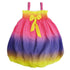 Little Girls Rainbow Straps Bow Chiffon Baby Doll Dress 24M-8 - SophiasStyle.com